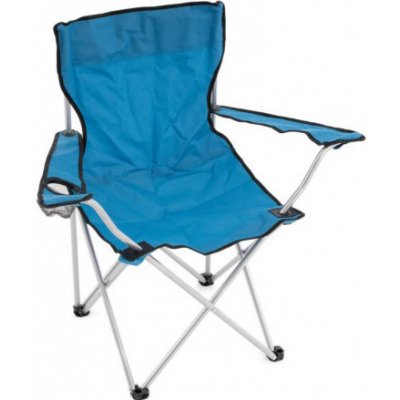 Garthen D70739 Skládací židle s držákem nápojů - modrá – Zboží Mobilmania