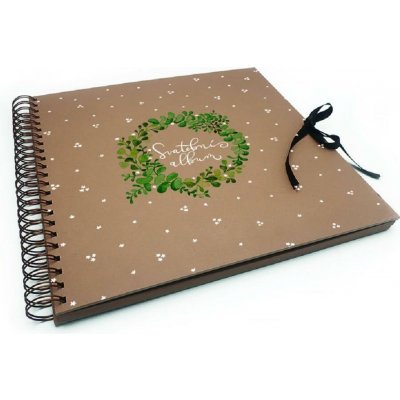 Baloušek Tisk Svatební album XL, 300 × 300 cm, kraft – Zboží Živě