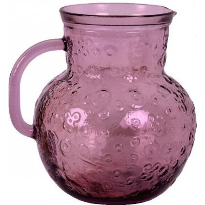 Džbán 2,3L FLORA, růžová (DOPRODEJ)|Vidrios San Miguel|Recycled Glass – Hledejceny.cz