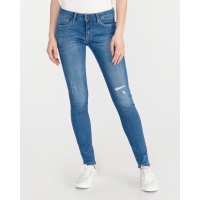 Pepe dámské džíny Pixie Jeans modré – Zboží Mobilmania