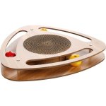 Flamingo Pet Products NV Hračka kočka dřevěné hřiště - šestiúhelník 35x31,5x4,5cm – Zboží Dáma