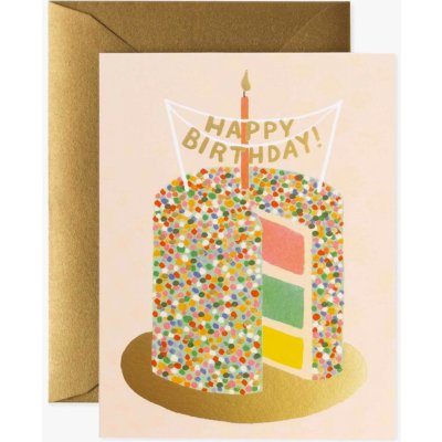 Rifle Paper Co. Narozeninové přání Layer Cake, multi barva, papír – Zboží Dáma