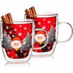 4Home Termo sklenice Mug Santa Hot&Cool 2 x 270 ml – Zboží Dáma