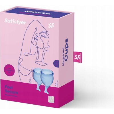 Satisfyer Feel Secure modrý sada 2 15 ml + 20 ml – Zboží Dáma