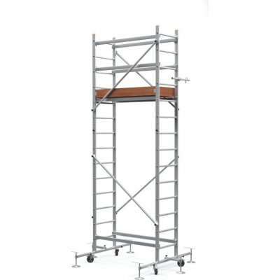 ALVE spol. s r.o. Pojízdné pracovní dílcové lešení ALVE 8200 s podvozkem a polyamidovými kolečky – Zboží Dáma