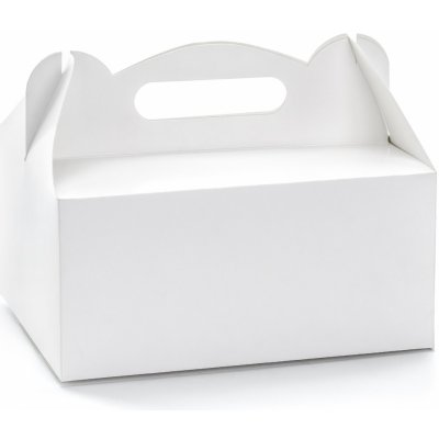 Paris Dekorace Krabička na výslužku bílá, 10 ks – Zboží Dáma