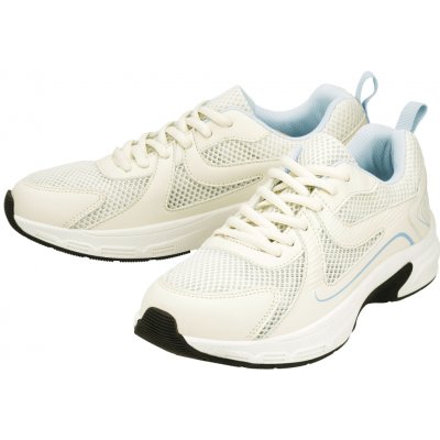 esmara Dámská obuv „Sneaker" bílá / světle modrá – Zboží Mobilmania