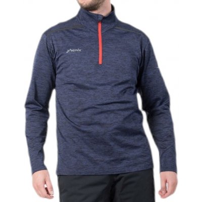 Phenix Alto 1/2 Zip Tee heather/gray navy