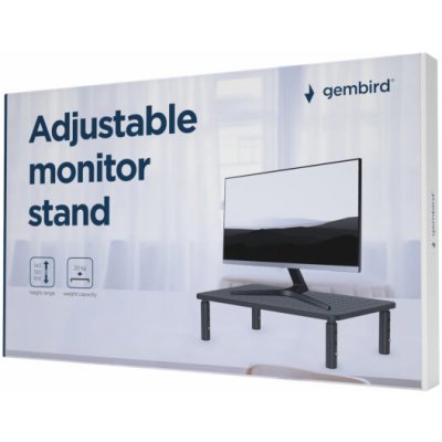 Držák podstavec pod monitor GEMBIRD MS-TABLE-01, černý – Zboží Živě