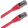 síťový kabel XtendLan PK_6ASFTP005red Patch, Cat 6A, SFTP, LSFRZH, 0,5m, červený