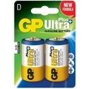 Baterie primární GP Ultra Plus Alkaline D 2ks 1017412000