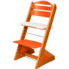 Dětský stoleček s židličkou DĚTSKÁ ROSTOUCÍ ŽIDLE JITRO PLUS DVOUBAREVNÁ TŘEŠEŇ/ORANŽOVÁ