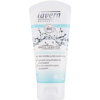 Lavera Basis Sensitiv denní hydratační krém pro citlivou pleť Moisturizing Cream Bio Jojoba and Bio Aloe Vera 50 ml