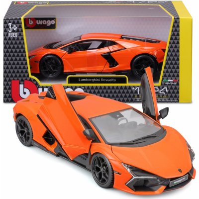 Bburago Plus Lamborghini Revuelto Oranžová 1:24 – Zboží Dáma