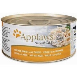 Applaws Cat Kuřecí prsa ve vývaru 72 x 156 g