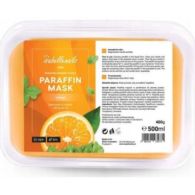 Isabellenails Parafín kosmetický Pomeranč 500 ml