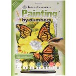Malování podle čísel PAINTING BY NUMBERS Motýlci na žlutých kytkách – Zboží Dáma