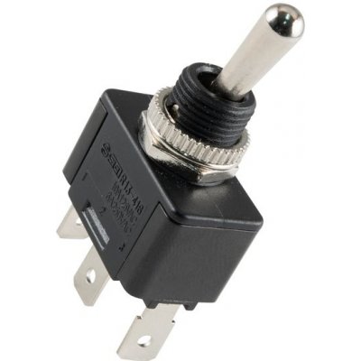 Vypínač páčkový 250V/6A ON-OFF-ON 1 obvod ST22 – Sleviste.cz