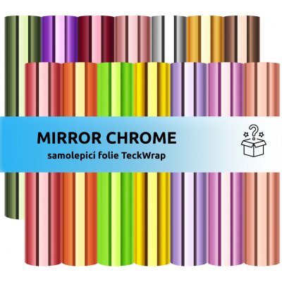 TeckWrap SURPRISE-samolepicí folie s překvapením MIRROR CHROME – Hledejceny.cz