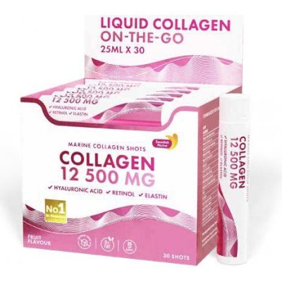 Swedish Collagen 12,500 mg + elastin 500ml bez cukru 25 ml x 20 – Hledejceny.cz