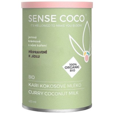 SENSE COCO Bio Kari Kokosové mléko jemné 400 ml – Zboží Mobilmania