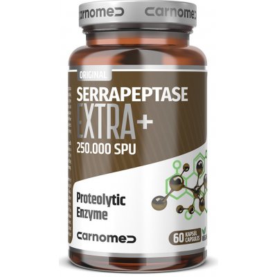 Carnomed Serrapeptase EXTRA+ 250.000 SPU 60 kapslí – Hledejceny.cz
