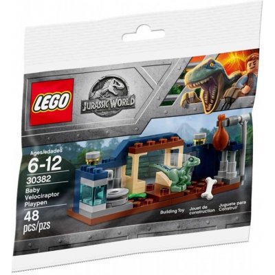 LEGO® Jurassic World 30382 Ohrádka s mládětem Velociraptora – Hledejceny.cz