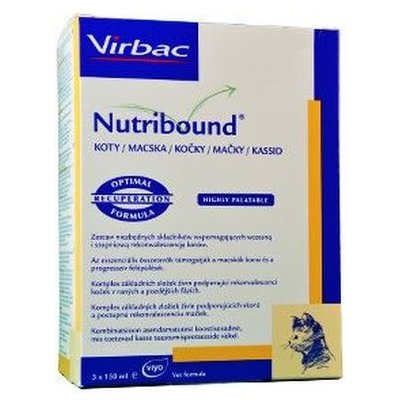 Virbac Nutribound pro kočky sol 3 x 150 ml – Hledejceny.cz