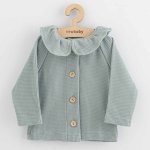 New Baby Kojenecký kabátek na knoflíky Luxury clothing Laura šedý – Sleviste.cz