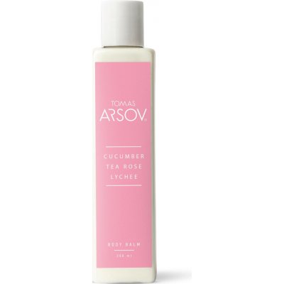 Tomas Arsov CUCUMBER TEA ROSE LYCHEE Tělový balzám 200 ml – Zboží Dáma