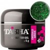UV gel Tasha Glitrový gel Emerald Green Black Line 5 g