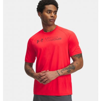 Under Armour pánské tričko UA Tech Reflective SS-RED červené – Zboží Dáma