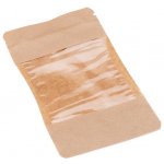 100 ks - Doypack sáček s velkým okénkem economy 110 x 185 + 65 mm, 250 ml, PAP/OPP – Zboží Dáma