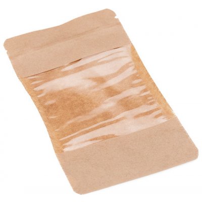 100 ks - Doypack sáček s velkým okénkem economy 110 x 185 + 65 mm, 250 ml, PAP/OPP – Zboží Dáma