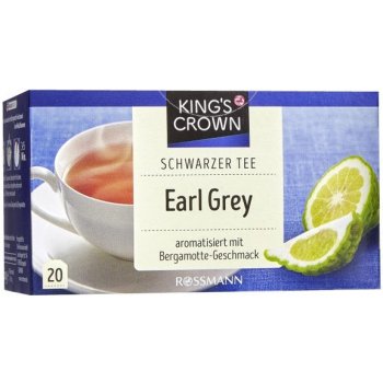King's Crown černý čaj Earl Grey 20 ks 35 g
