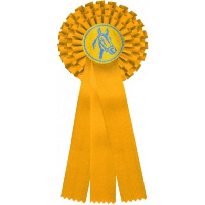 Kokarda třířadá K3 žlutá – Zboží Dáma