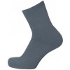 Knitva Bavlněné froté ponožky šedá tmavá