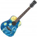 Luna Guitars Safari Starry Night