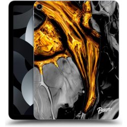 Picasee silikonový průhledný obal pro Apple iPad 10,9" 2022 10.generace Black Gold