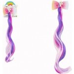 Teddies Spona do vlasů mašle s jednorožcem s duhovým příčeskem – Sleviste.cz