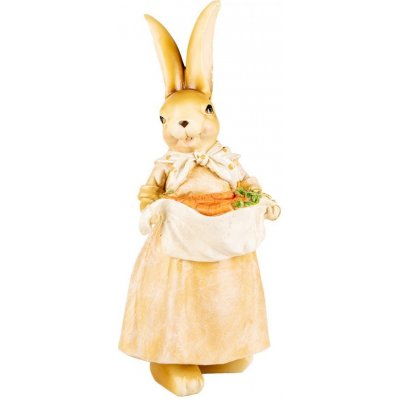Dekorace králičí žena držící mrkve - 11*11*26 cm – Hledejceny.cz