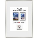 Rám na obrazy hliník Duo stříbrný 21x29,7 cm (DIN A4) – Zboží Živě