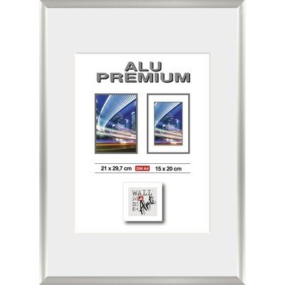 Rám na obrazy hliník Duo stříbrný 21x29,7 cm (DIN A4) – Zboží Živě