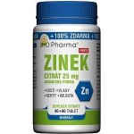 BIO-Pharma Zinek citrát Forte 25 mg 180 tablet – Hledejceny.cz