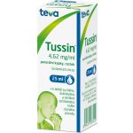 TUSSIN POR 4,62MG/ML POR GTT SOL 1X25ML – Zboží Mobilmania