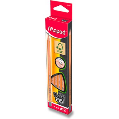 Maped Black´ Peps H 12 ks – Sleviste.cz