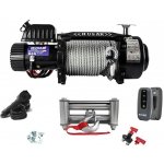 Elektrický offroad naviják 6,1t 24V ocelové lano 30m HUSARWINCH BST 13500 EN 14492