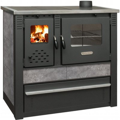Guliver Wood Cook Stove by Guca- Burgundy