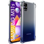 Izmael Silikonové pouzdro se zesílenými hranami Samsung Galaxy M31S transparentní – Sleviste.cz