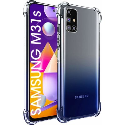 Izmael Silikonové pouzdro se zesílenými hranami Samsung Galaxy M31S transparentní – Sleviste.cz